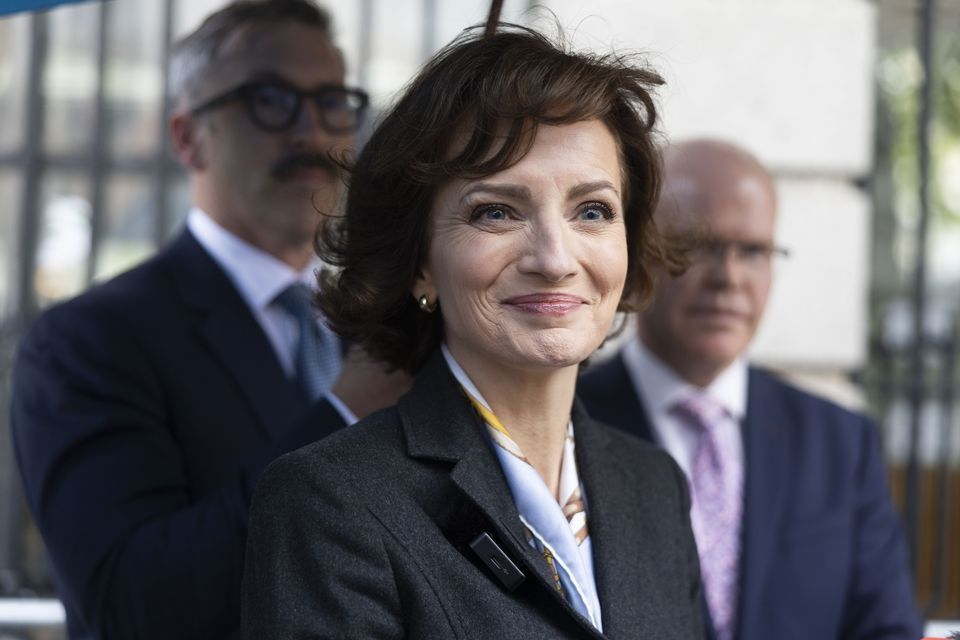 Maria Steen was discussing the lack of choice. Photo: Collins